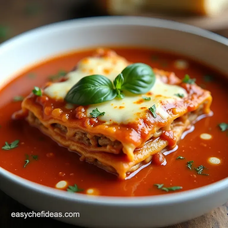 Keto Lasagna Soup All the Flavor None of the Carbs