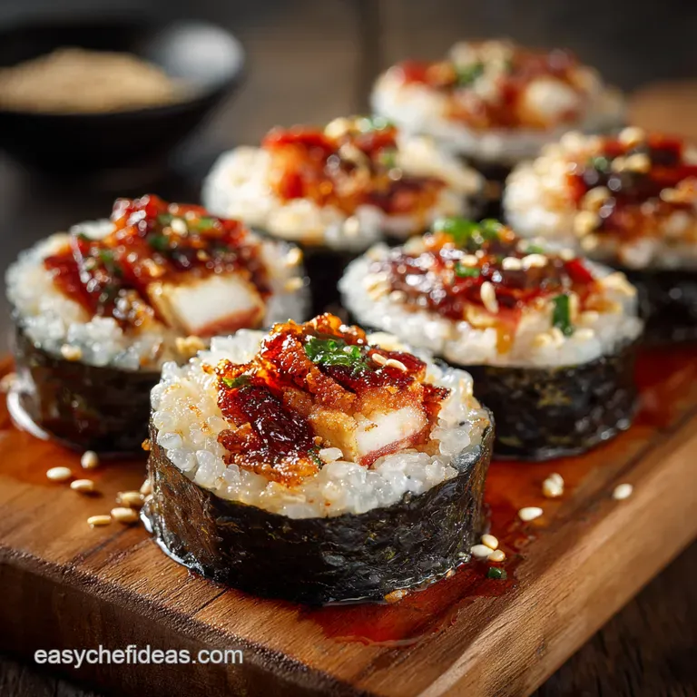 Kimbap Korean Seaweed Rice Rolls presentation
