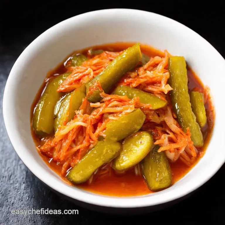 Kimchi Kickin Pickles Oi Sobagi with Attitude
