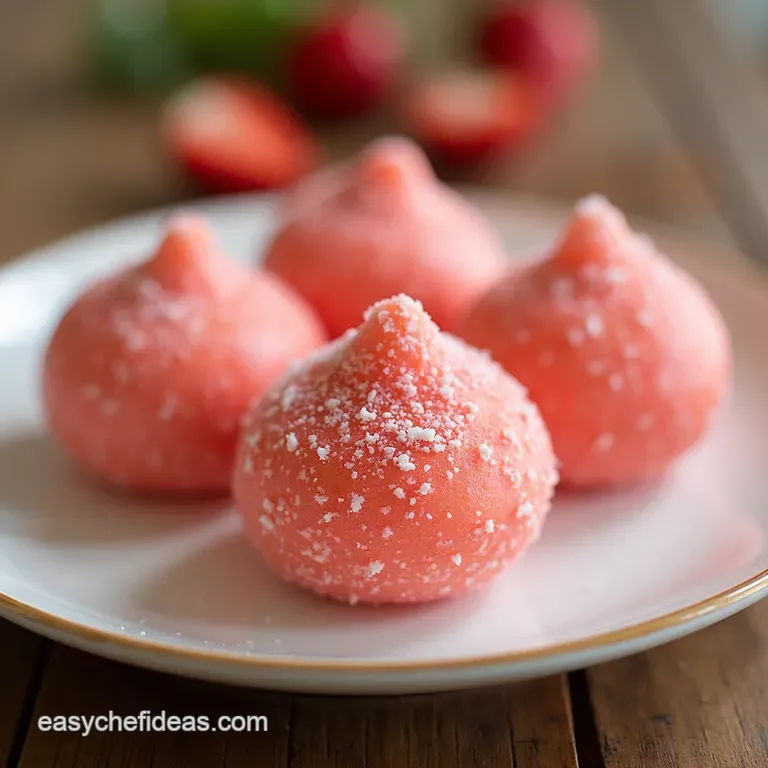 Poyo Perfection Soft Squishy Kirby Strawberry Mochi Bites