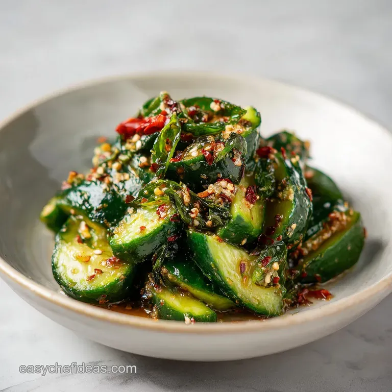 Korean Cucumber Salad: Spicy and Crisp