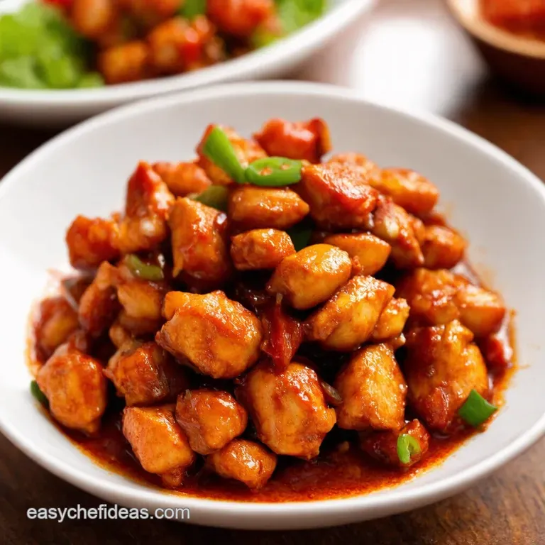 Kung Pao Chicken Authentic Takeaway Taste Homemade Goodness presentation