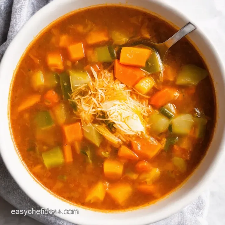 Lazy Sunday Crockpot Vegetable Soup