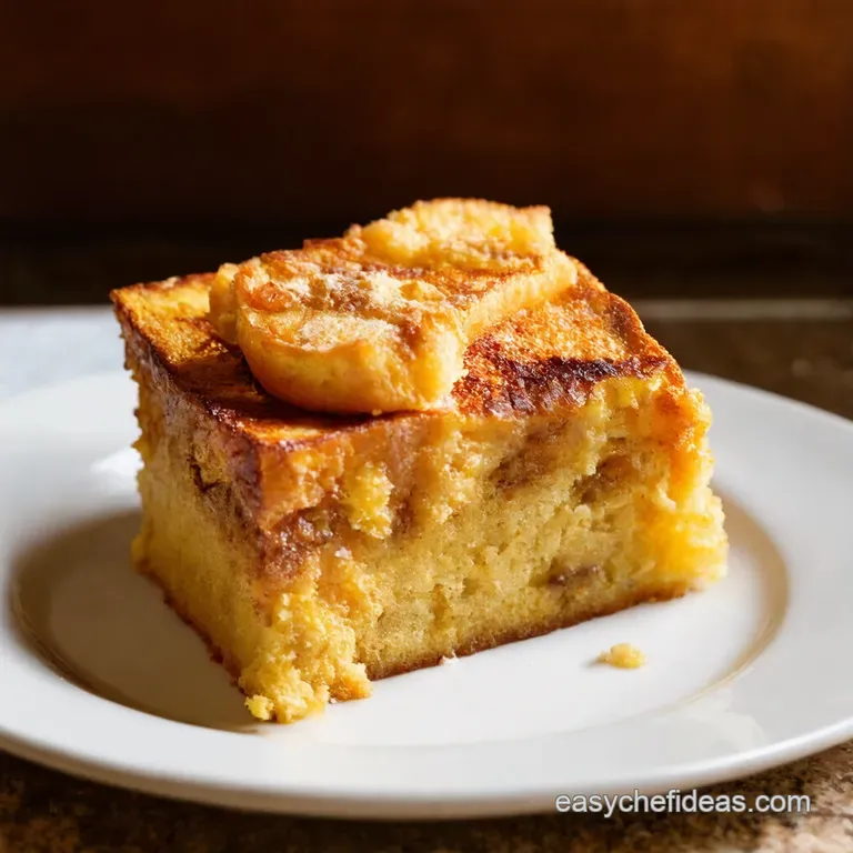 Lazy Sunday Easy French Toast Casserole presentation