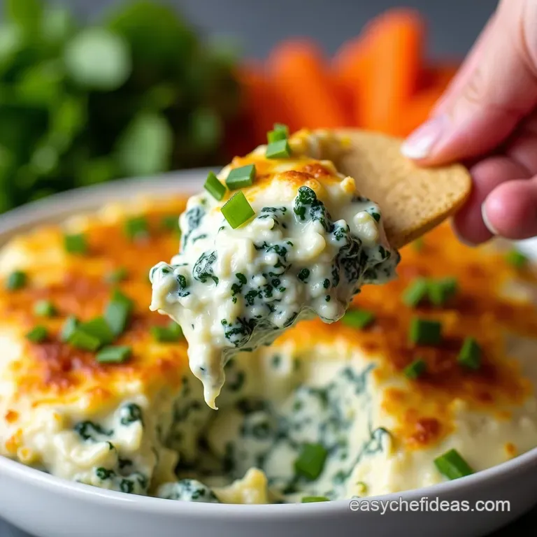 Lazy Sunday Spinach Artichoke Dip Crockpot Edition