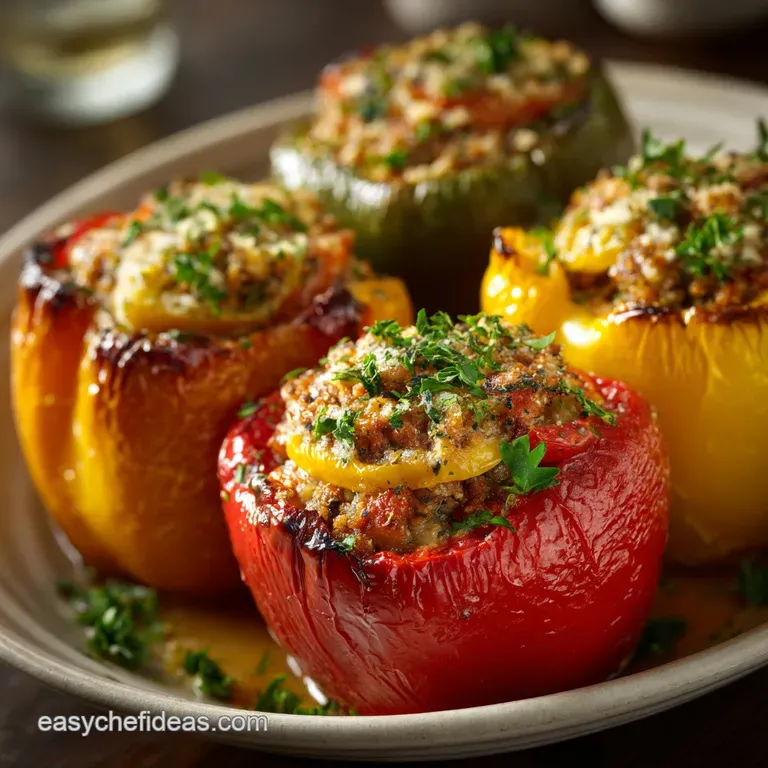 Turkey Stuffed Peppers: The Proper Lean Gobblers Treat with Rice and Tomato Sauce