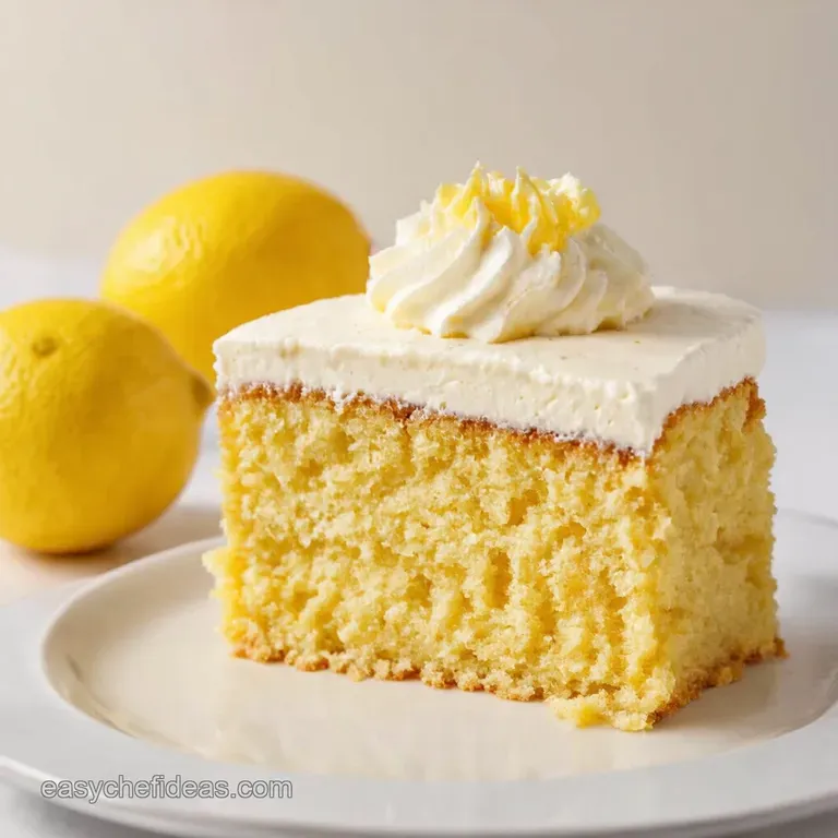Lemon Butter Cookie Dream Cake