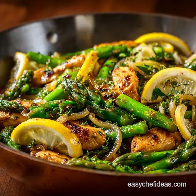 Chicken and Asparagus Lemon Stir Fry: Sunshine in a Wok
