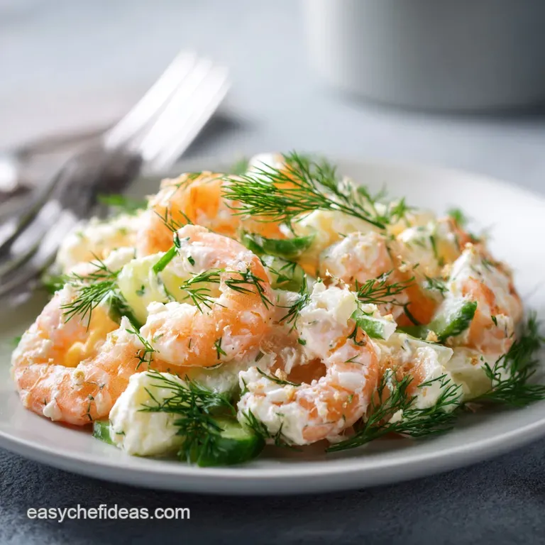 The Queen of Summer Lunch Refreshing Shrimp Salad with Lemon Dill