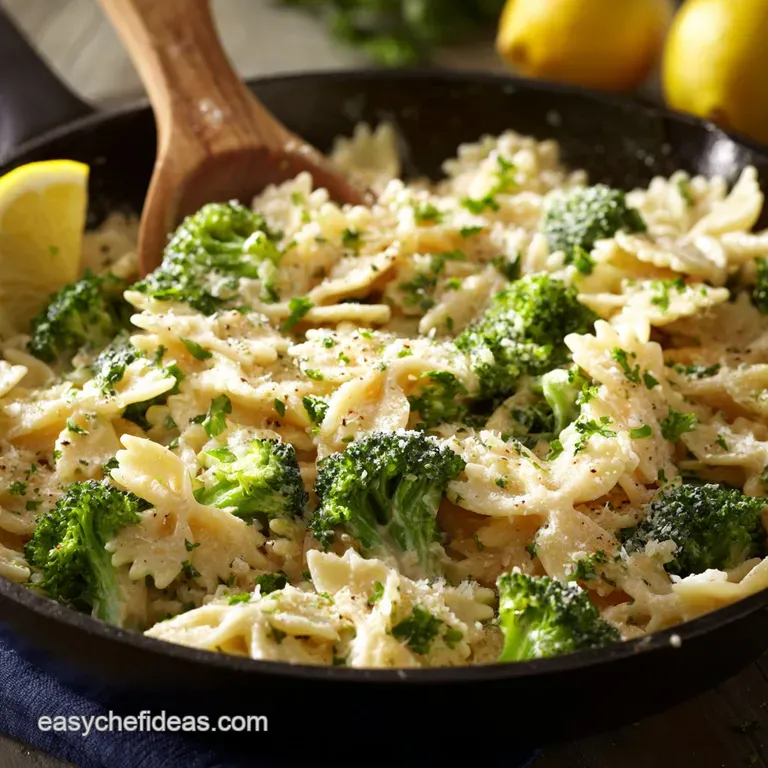 One Pot Pasta and Broccoli: The Creamy Lemon-Garlic Weeknight Winner