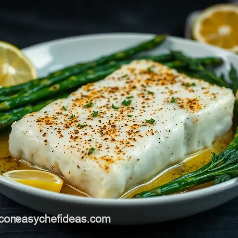 Lemon Herb Baked Cod with Roasted Asparagus