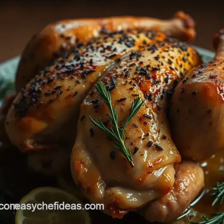 Lemon Herb Roasted Chicken with Root Vegetables