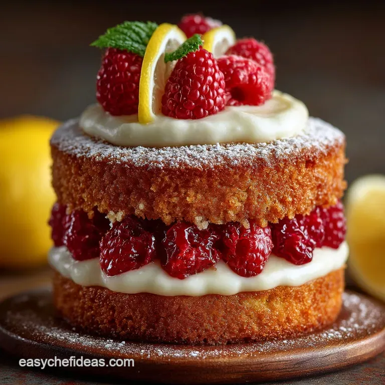Sunshine MiniMounds Lemon Raspberry Layer Cakes