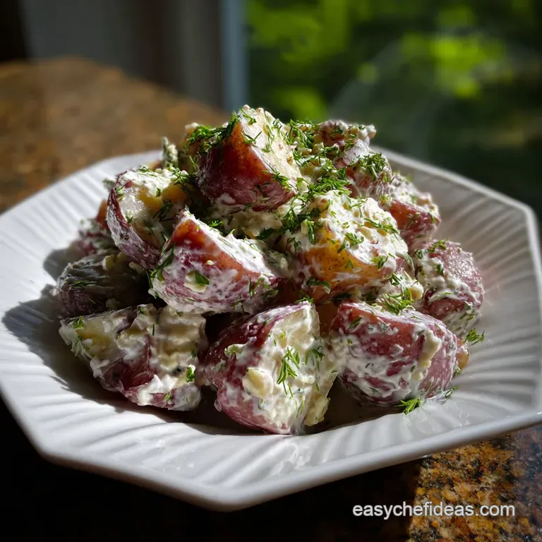 Red Potato Salad Light on Mayo: Quick & Zesty