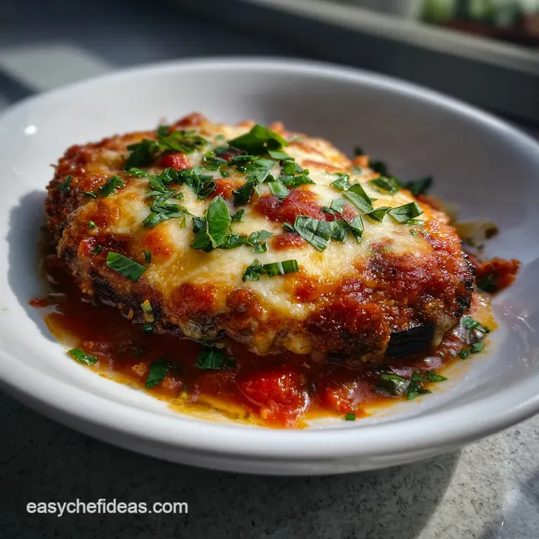 Lighter Eggplant Parmesan: Baked Perfection