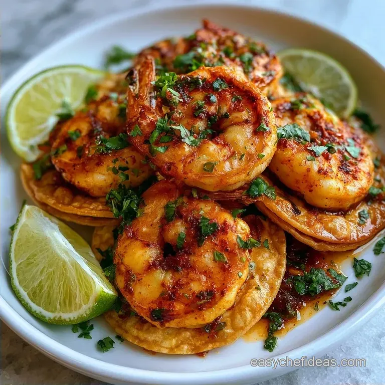Zesty Lime Shrimp Tostadas