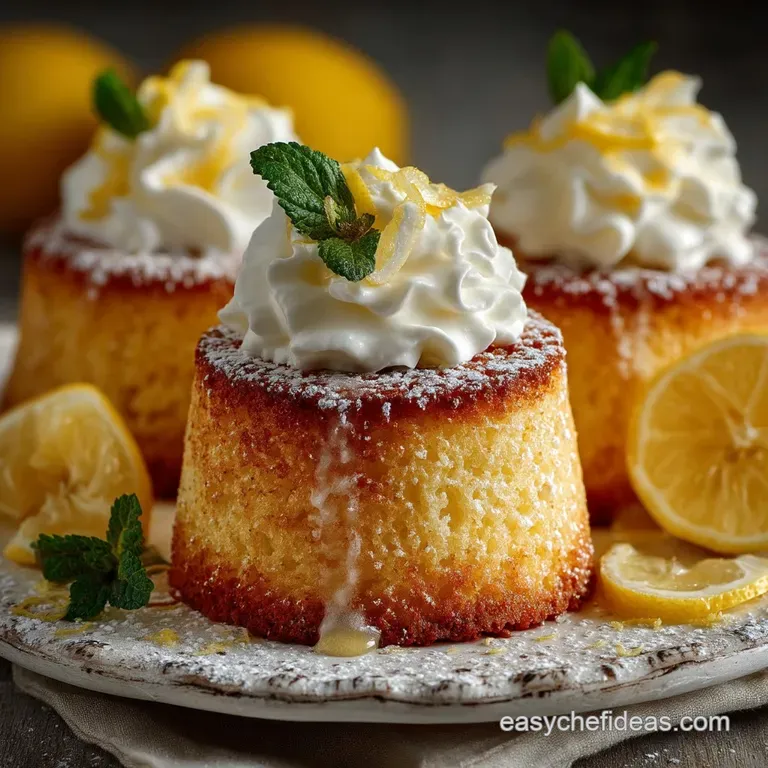 Little Lemon Vanilla Cloud Cakes Mini Soft Cakes