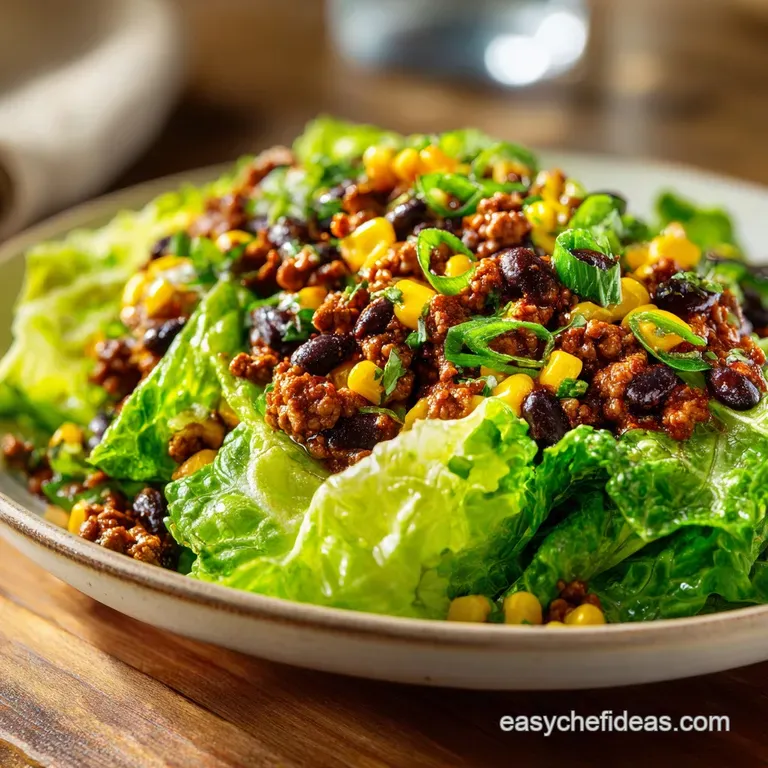 Artfully arranged salad with scoops of guacamole and sour cream atop seasoned meat and crunchy orange corn chips.