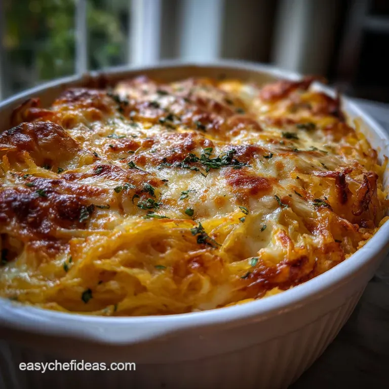 The Ultimate Low Carb Spaghetti Squash Casserole Spaghetti Squa presentation