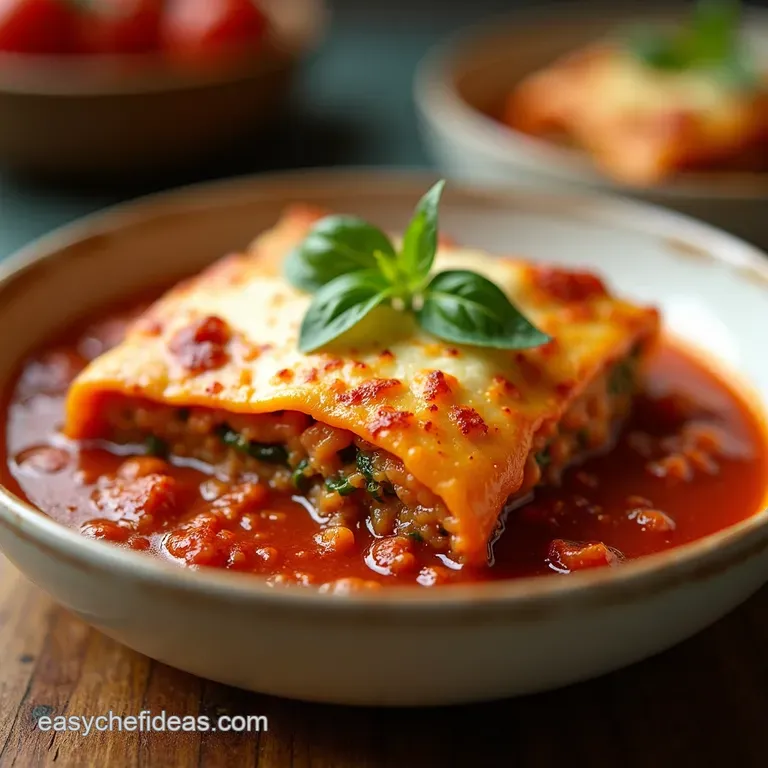 Lowcarb Lasagna Soup All the Flavor None of the Guilt presentation