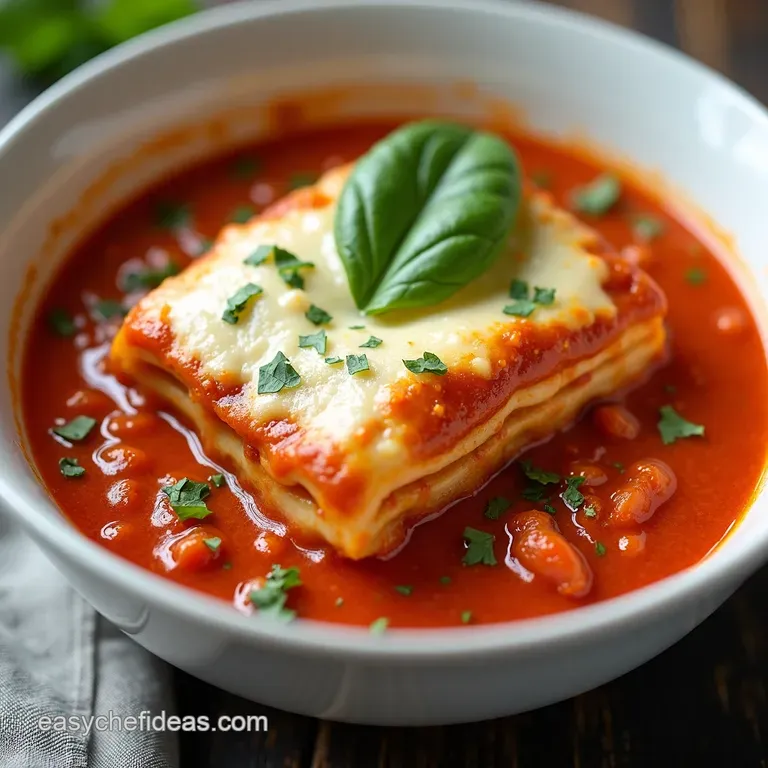 LowCarb Lasagna Soup All the Flavor None of the Guilt