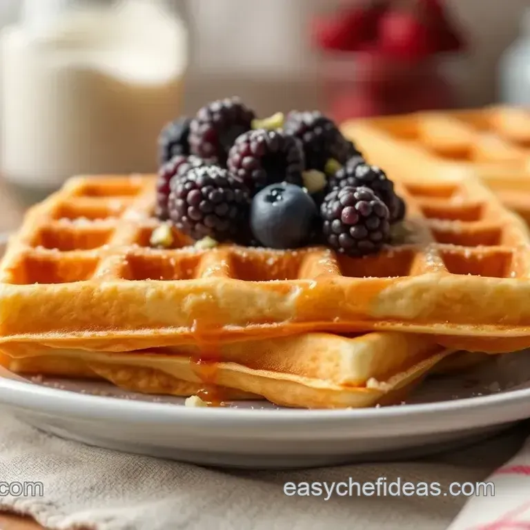 Fluffy Belgian Waffles Recipe