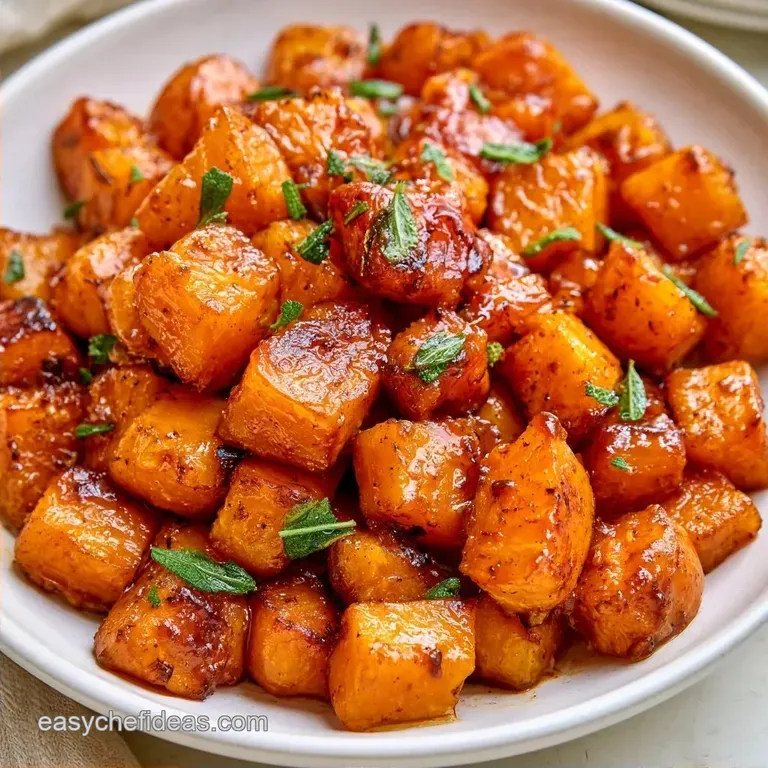 Recipe Using Butternut Squash: Maple-Roasted