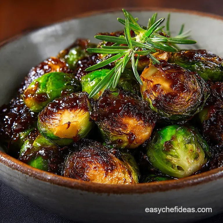 Maplesoy glazed roasted brussels sprouts Sticky ma: The Ultimate Veggie Side