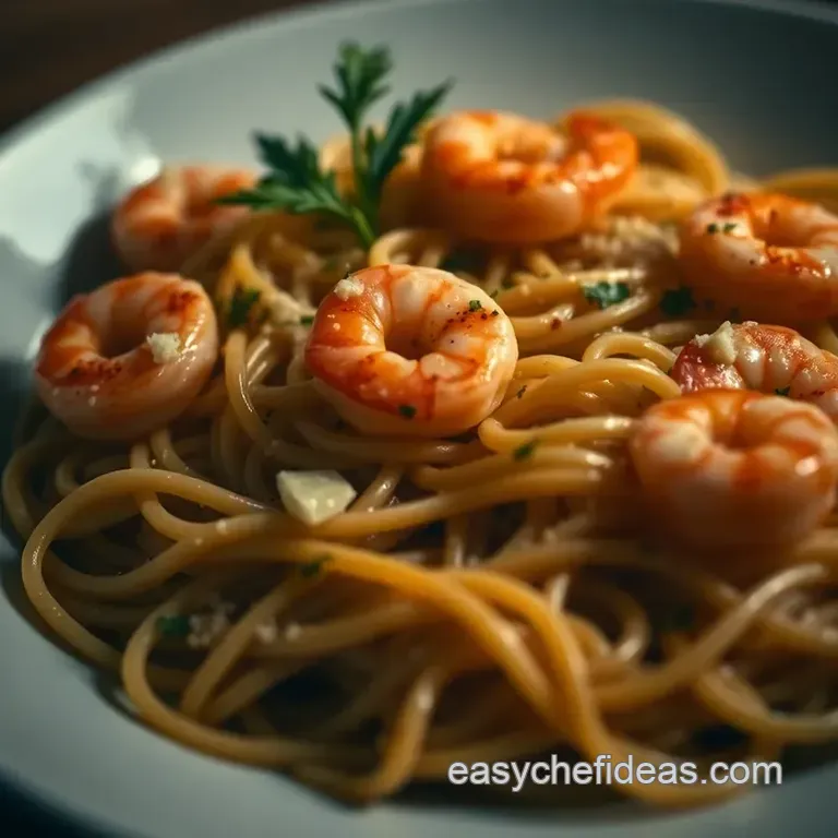 Marry Me Shrimp Pasta presentation