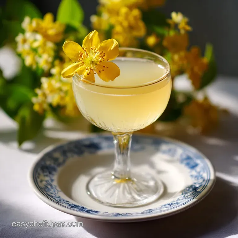 Spring May Queen Floral Cocktail with Elderflower