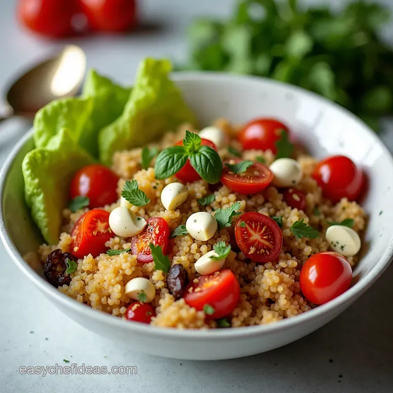 Mediterranean Quinoa Bowls with LemonHerb Dressing