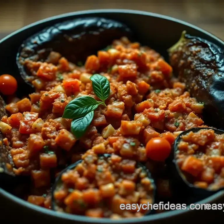 Mediterranean Stuffed Eggplants: A Flavorful Feast