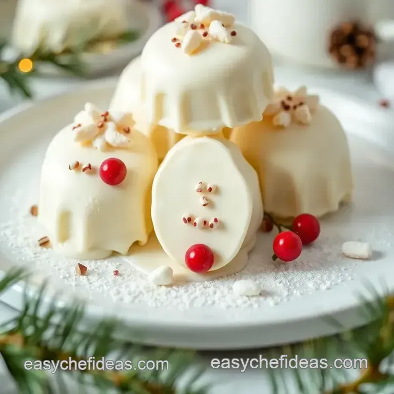 Microwave White Chocolate Holiday Treats presentation