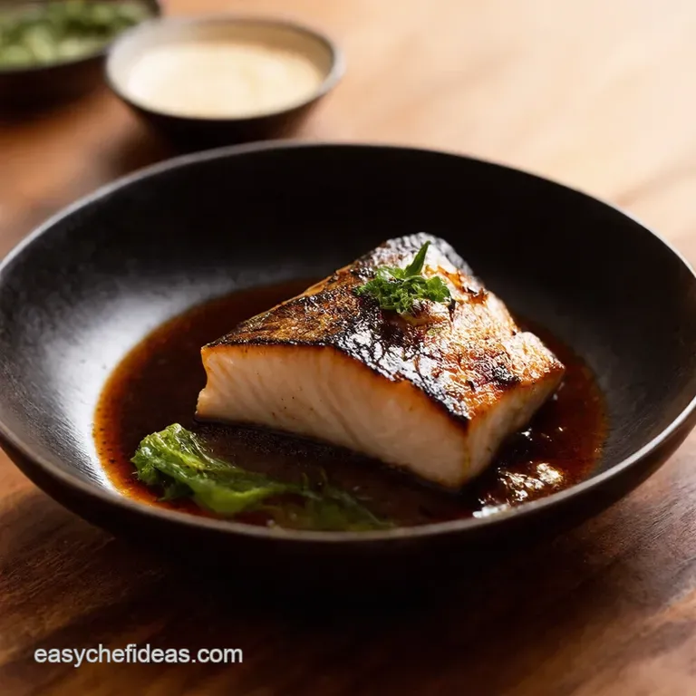 Miso Black Cod Restaurantquality at Home presentation
