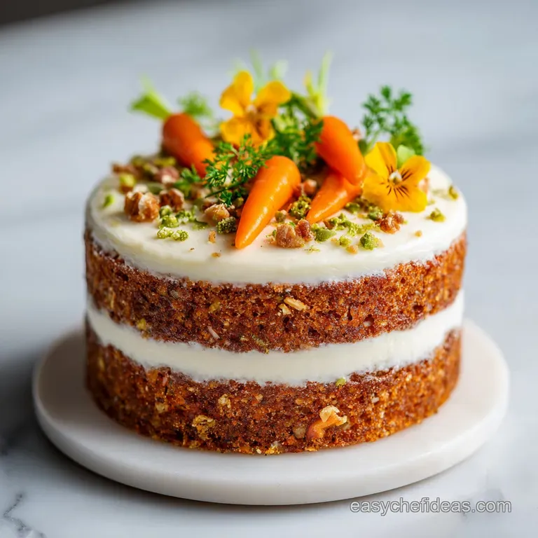 Carrot Cake: Moist and Spiced with Cream Cheese Frosting