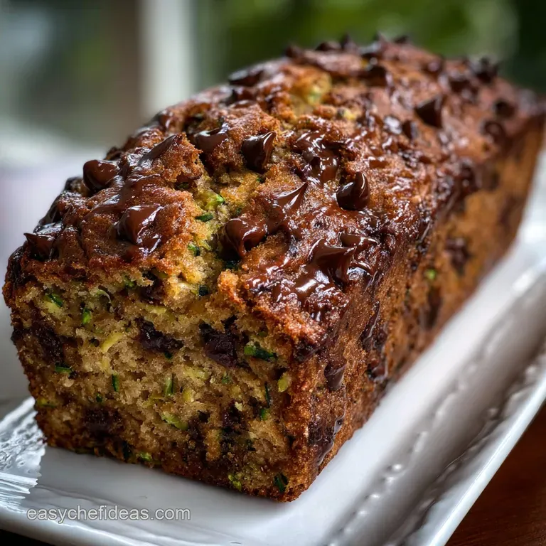 Chocolate Chip Zucchini Bread: The Moist Loaf