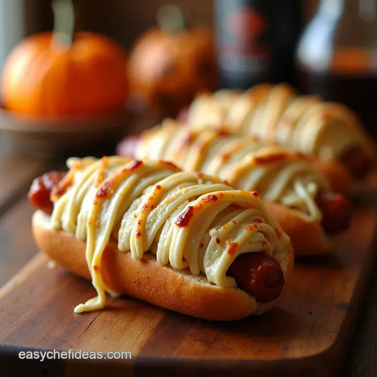 Mummy Dogs a Spooktacular Halloween Snack presentation