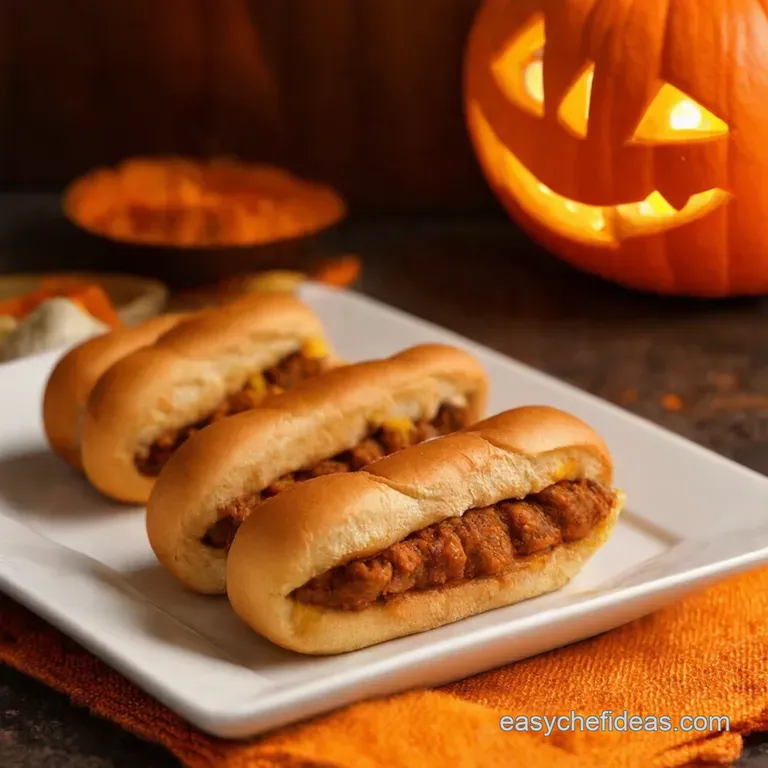 Mummy Dogs Spooktacular Sausage Wraps presentation