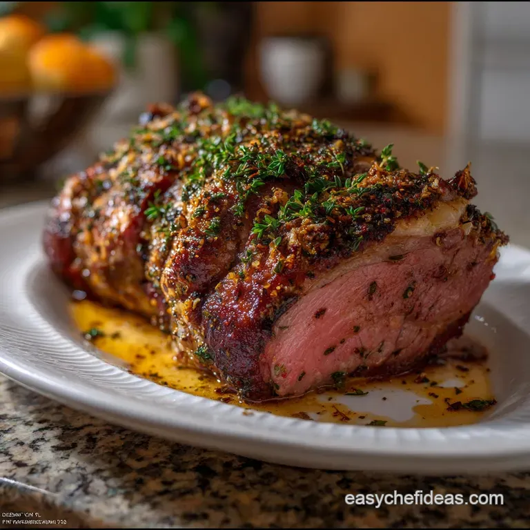 New Years Dinner: Herb-Crusted Roast Mastery