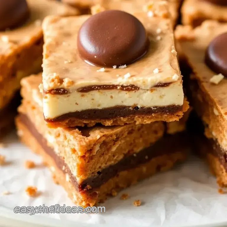 No-Bake Buckeye Bars presentation