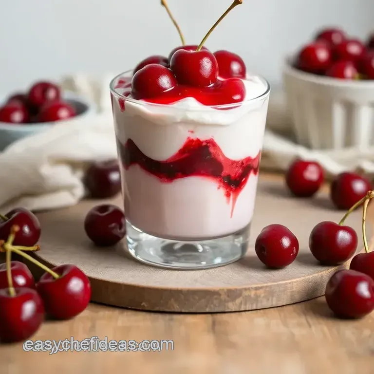No Bake Cherry Dessert Delight | Cherry Fluff presentation