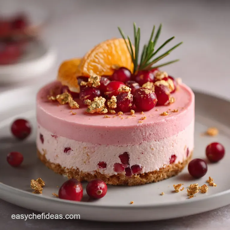 Christmas Desserts: the Great British No-Bake Cheesecake presentation