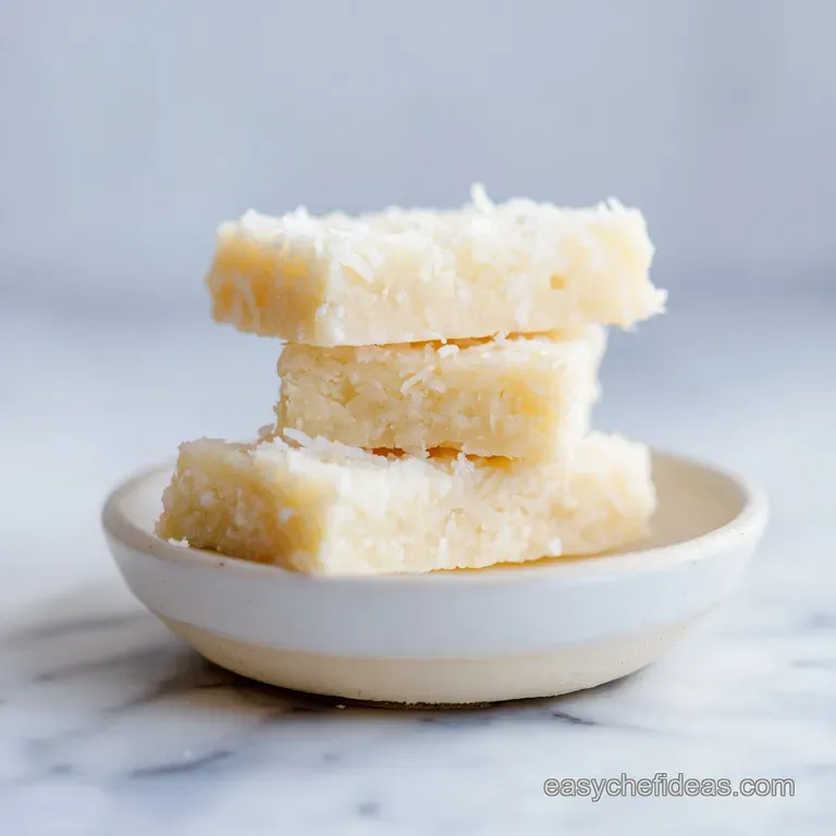 3-Ingredient Sugar Free Coconut Bars: Silky Snap