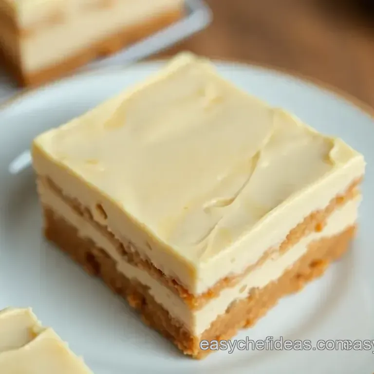 No-Bake Peanut Butter Cheesecake Bars