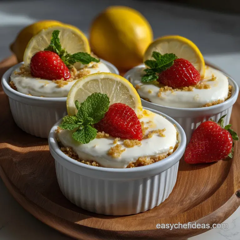 The Ultimate Lemon Cheesecake Yogurt Cups