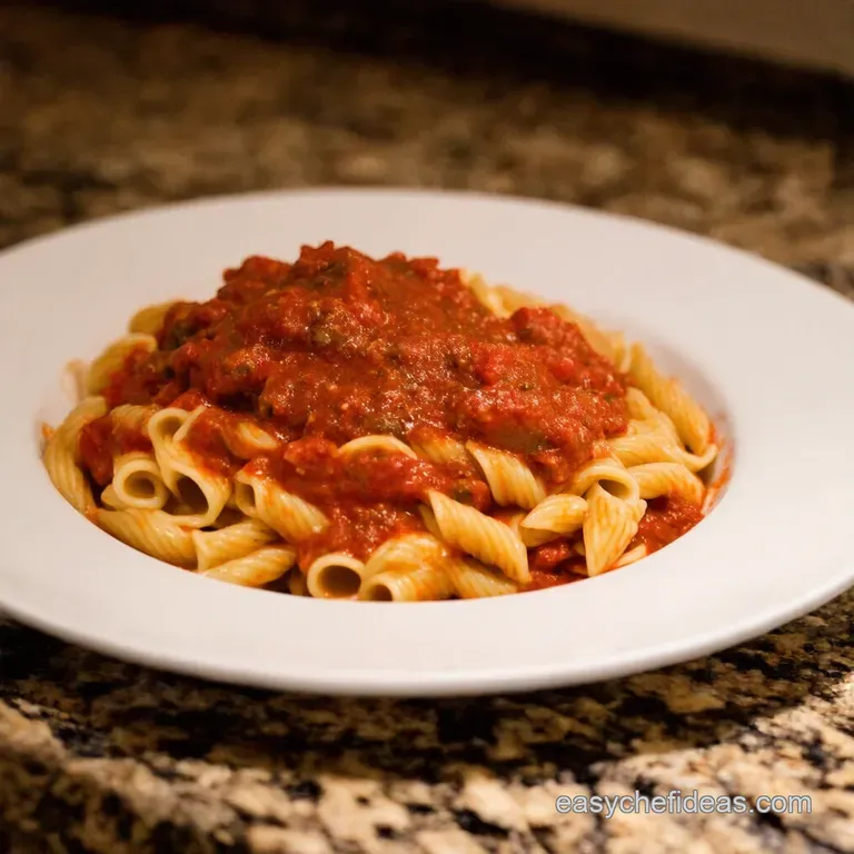 Nonnas Sunday Gravy a Slowcooked Italian Pasta Sauce presentation