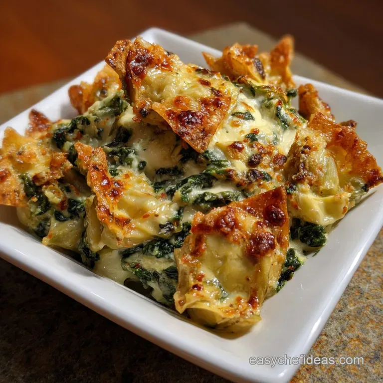 NYE Appetizer with Spinach and Artichoke