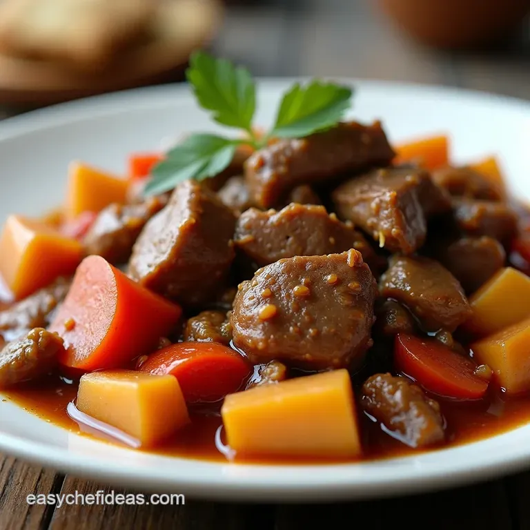 Grandmas Kitchen Secret Deeply Savoury OldFashioned Vegetable Beef Stew