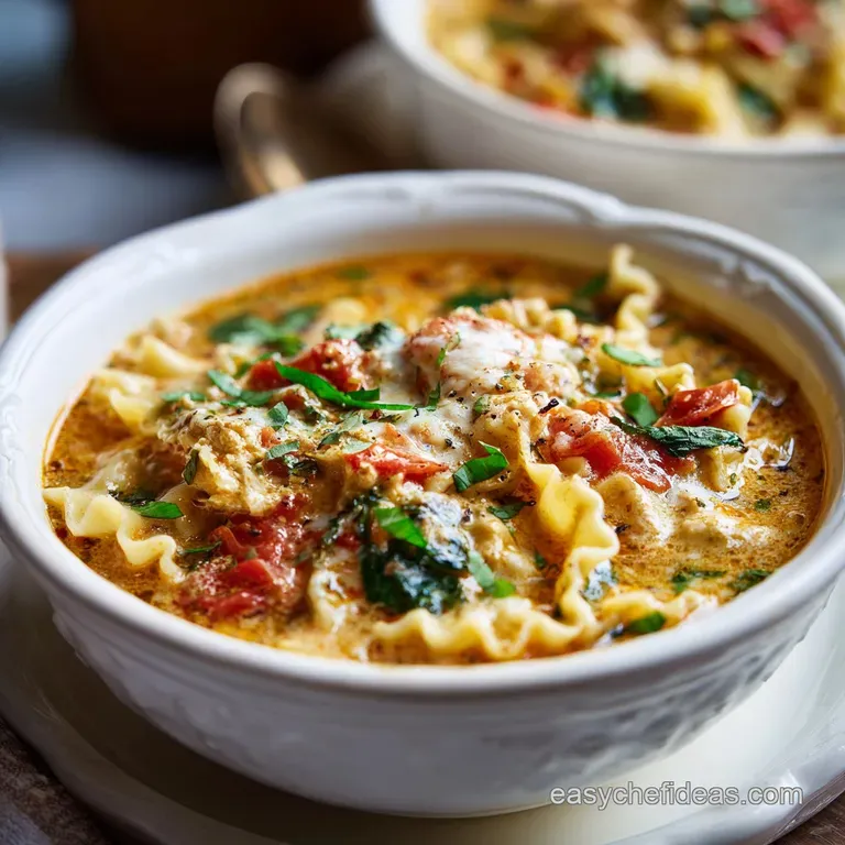 One-Pot Lasagna Soup: Velvety and Comforting