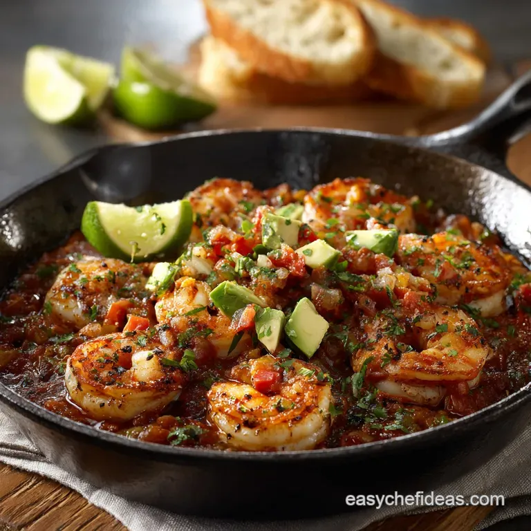 Oneskillet Mexican Shrimp Diablo Dinner: the Ultimate Fiery 30-Minute Supper presentation
